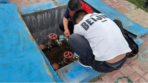 青天儀表污水流量計使用現場